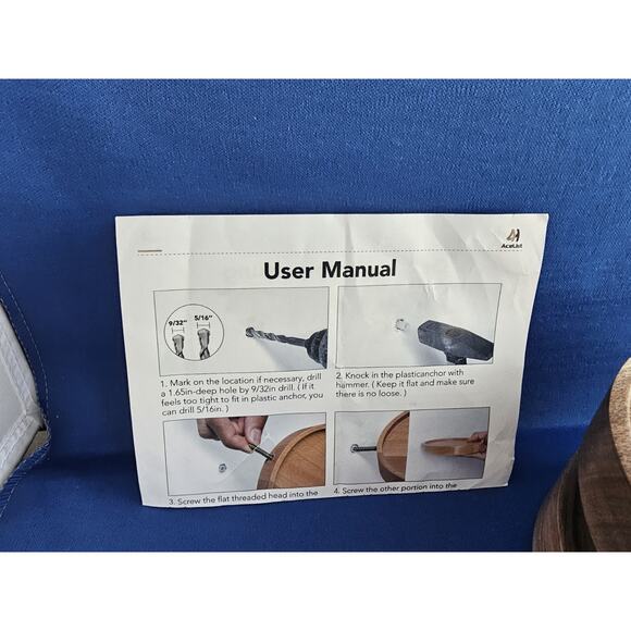 3-Pack Round Floating Shelves for Wall Decor, 6'' Diameter Beech Wood - Picture 4 of 5